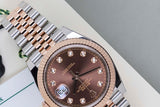 Datejust 41 'Chocolate Diamond Dial - Jubilee'