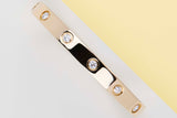 Love Bracelet - Yellow Gold & 10 Diamonds - Size 16 - B&P