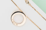 Love Pendant Necklace - Yellow Gold - 56 CM - B&P