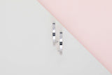 Love Hoop Earings Large - White Gold - B&P