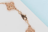 Sweet Alhambra Bracelet - 6 Motifs - 18,5 CM - Rose Gold - B&P