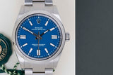 Oyster Perpetual 41 'Med Blue Dial'