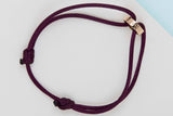 Love Cord Bracelet - Rose Gold - Pouch