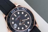 Yacht-Master 37 'Rose Gold - Oysterflex'