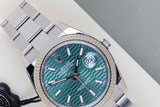 Datejust 41 ' Mint Green Fluted Motif Dial - Oyster'