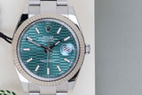 Datejust 41 ' Mint Green Fluted Motif Dial - Oyster'