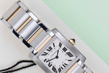 Tank Française Medium 'Steel/Yellow Gold - White Roman Dial'