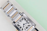 Tank Française Medium 'Steel/Yellow Gold - White Roman Dial'
