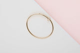 Juste Un Clou Bracelet Small - Yellow Gold & Reverse Set Diamonds - Size 16 - B&P
