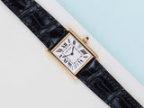 Tank Louis Cartier 'White Roman Dial - Yellow Gold'