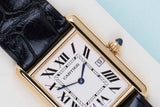 Tank Louis Cartier 'White Roman Dial - Yellow Gold'