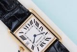 Tank Louis Cartier 'White Roman Dial - Yellow Gold'