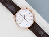 Portuguese Chronograph 41 'Rose Gold - Silver Dial'