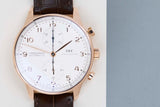 Portuguese Chronograph 41 'Rose Gold - Silver Dial'