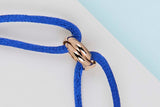 Trinity Cord Bracelet - Rose Gold - Pouch
