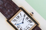 Tank Solo Small 'White Roman Dial - Yellow Gold'