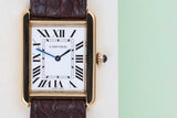 Tank Solo Small 'White Roman Dial - Yellow Gold'