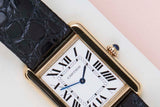 Tank Solo Small 'White Roman Dial - Yellow Gold'