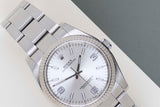 Oyster Perpetual 36 'Silver Arabic Dial'