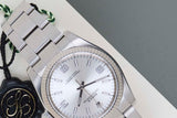 Oyster Perpetual 36 'Silver Arabic Dial'