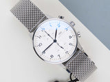 Portuguese Chronograph Portugieser Chronograph 'Silver Dial - Blue Index'