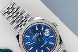 Datejust 41 'Blue Fluted Motif Dial - Jubilee'