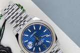 Datejust 41 'Blue Fluted Motif Dial - Jubilee'