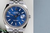 Datejust 41 'Blue Fluted Motif Dial - Jubilee'
