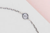 D'Amour Bracelet Medium - White Gold - B&P