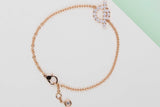 Finesse Bracelet - Rose Gold Diamonds - 17,5 CM - B
