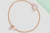 Finesse Bracelet - Rose Gold Diamonds - 17,5 CM - B