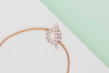 Finesse Bracelet - Rose Gold Diamonds - 17,5 CM - B