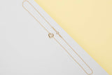 Elsa Peretti Open Heart Necklace 11mm - Yellow Gold - 41 CM