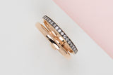 Pomellato Together Ring - Rose Gold & 36 Diamonds - Size 52 - B