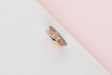Pomellato Together Ring - Rose Gold & 36 Diamonds - Size 52 - B