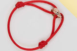 Trinity Cord Bracelet - Rosegold - Pouch
