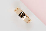 Love Ring - Yellow Gold - Size 58 - B&P