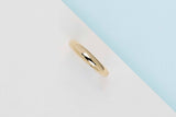 Gold Domed Band Ring - Yellow Gold - Size 56