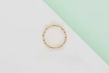 Flora Ring with leaves - Yellow Gold & Diamonds - Size 53