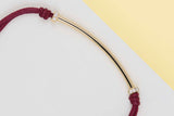 Cord Bracelet - Yellow Gold & Diamonds