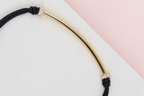 Cord Bracelet - Yellow Gold & Diamonds