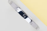 Love Bracelet - White Gold - Size 17 - B&P
