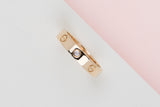 Love Ring Small - Yellow Gold & Diamond - Size 55 - B&P