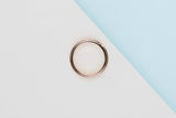 T Narrow Ring - Rose Gold - Size 59 - B