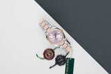 Datejust 36 Everose/Steel 'Pink Diamond Dial - Oyster'