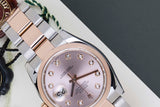 Datejust 36 Everose/Steel 'Pink Diamond Dial - Oyster'