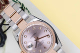 Datejust 36 Everose/Steel 'Pink Diamond Dial - Oyster'