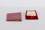 D'Amour Earstuds - Rose Gold & Rose Sapphire - Pouch & Papers