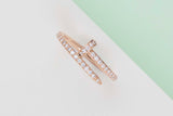 Juste Un Clou Ring Small - Rose Gold & Diamonds - Size 52 - B&P