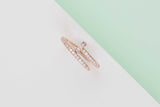 Juste Un Clou Ring Small - Rose Gold & Diamonds - Size 52 - B&P